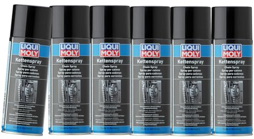 BandelOne enthält 6x 400 ML Liqui Moly Kettenspray Sprühfett Kettenfett Kettenschutz Spray