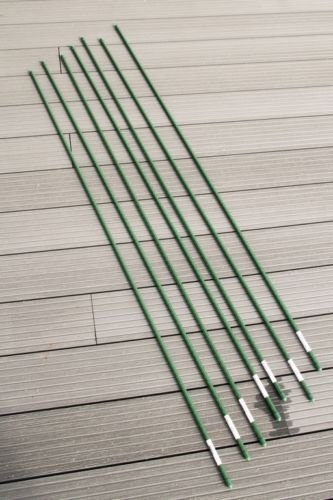 Tomatstav rankspiral växtstav rankhjälp växthjälp 20 st 120 cm