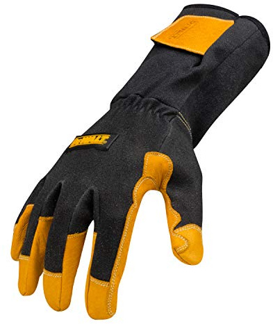 DEWALT Premium TIG Welding Gloves, Adjustable, Gauntlet-Style Cuff, X-Large
