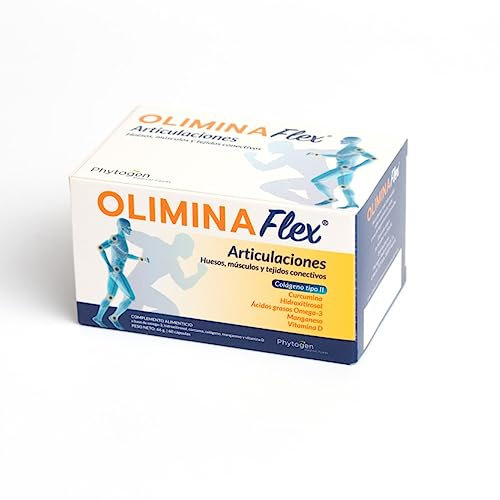 OLIMINAFlex - Omega 3, Collagene, Vitamina D - Integratore per alleviare il dolore articolare - Prenditi cura delle ossa e dei muscoli - Integratore alimentare - 60 capsule articolazioni forti