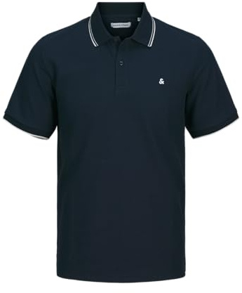 Jack & Jones Homme Jjeaustin Noos Pls Polo, Sky Captain - Détails : Play, 5XL Grande Taille EU