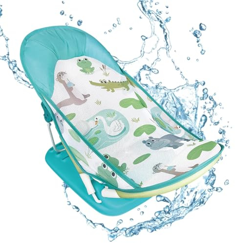 Bañera para niños, asientos de bañera para niños | Silla de champú para,bañera de ducha plegable de ahorro de espacio, soporte de bañera para niñas para
