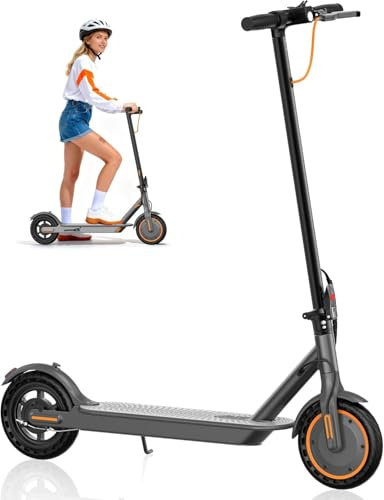 Monopattino Elettrico Adulto, Scooter Elettrico Pieghevole, Velocità Fino a 25 Km/h, 25/35Km di Autonomia, 8.5 Pneumatici Solidi, Carico massimo 120 kg, Doppia frenata