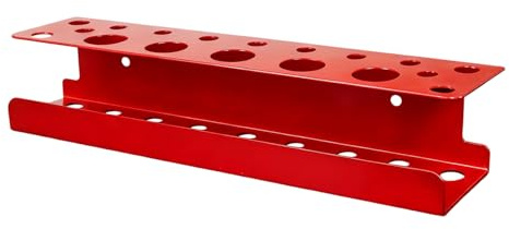 Woalopted Support de rangement pour tournevis, support mural en métal, pinces, porte-outils, support de rangement, pour garage, chariot, plaque perforée, hangar, établi, atelier, boîte à outils