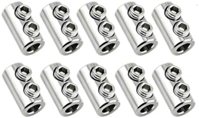 10-100 St 1,5/2/3 Mm Ståltrådsklämma Rostfri Kabel Metall Kopparklämma Slingverktyg Justerbar Skruvfäste | I,10PCS