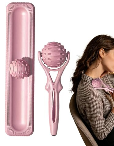 Massageboll Med Rullande Design, Tvättbar, Och Handhållen Massageboll För | Fasciaboll För Användning På Axlar, Höfter, Vader, Händer, Ben, Kropp, Fötter,