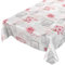 Tischdecke Wachstuchtischdecke Wachstuch Wachstischdecke pflegeleicht abwaschbar Rosen Landhaus Antik Grau 100 x 140cm, Schnittkante