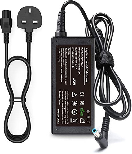 SKOTSLYE 45W Laptop Charger Compatible with HP Stream 11 13 14, Pavilion 11 13 15, Elitebook 840 850, Spectre x360 x2 11 13 and ProBook 430, 19.5V 2.31A Power Supply 4.5mm x 3mm