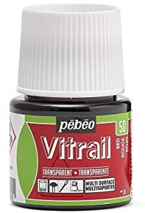 PEBEO Vitrail Peinture Rouge 45 ml, 45.00 ml (Lot de 1)