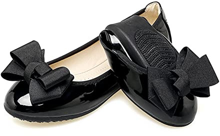 MACHSWON Women's Ballet Flats Pumps Ballerina Bow-Knot Pointed Toe Comfy Dolly Shoes(Black, Size 6)