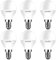 EXTRASTAR Bombillas LED 4W E14 G45, 320 Lúmen, Luz Cálida 3000K, No Regulable, 6Pcs