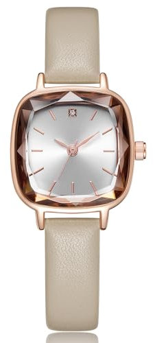 CIVO Damen Uhren Klein Lederarmband: Analog Minimalistische Armbanduhr Frauen Wasserdicht Elegante Kleid Geschenke