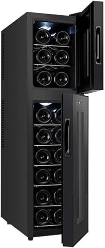 QPZMALSKY Cabinet Indépendant pour 18 Réfrigérateurs De Vin Intégrés Et Autonomes