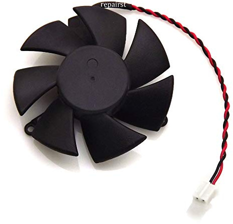 LIUHAOZ PLD05010S12L, Diametro 45 mm, 0,1 A, 2 Pin, dissipatore GPU VGA, Ventola per Scheda Grafica, per MSI per GeForce GT 1030 GT1030 2G LP OC V1