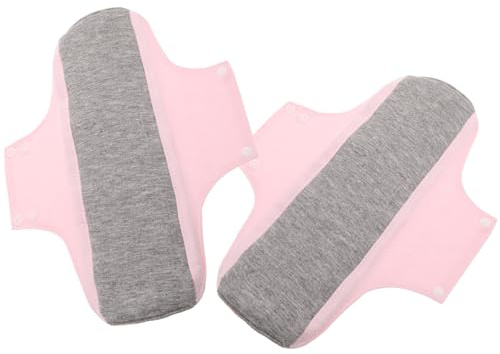 GRADENEVE Compresas Lavables de Algodón para Incontinencia Femenina, Paquete de 2, Ultrafinas E Invisibles, Ideales para Noches de Flujo Intenso y Recuperación Posparto