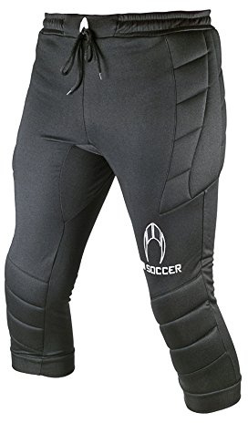HO Soccer 3/4 Logo Pantalones de Portero, Unisex Adulto, Negro, S