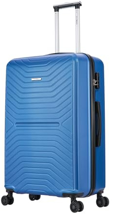 FLYMAX 29 Large Suitcase 4 Wheel Lightweight Luggage Hard Shell Travel Case Hold Check in Fits 23kg - 27kg + 3 Digit Lock Suitcase Large + Telescopic Handle 100 Litre Capacity