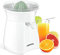 LUUKMONDE Electric Citrus Juicer with Lockable Spout - Electric Lemon Squeezer & Orange Juicer with Powerful Motor - Ideal for Orange, Lemon, Lime, and Grapefruit - D-8016A, White