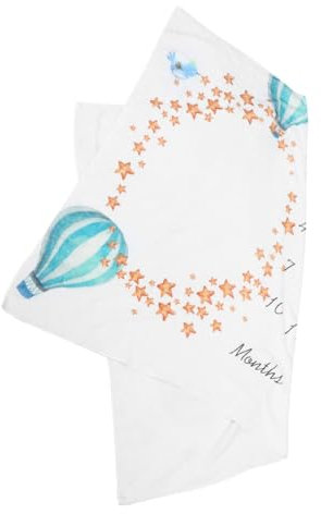 Homoyoyo Monatliche -Decke Fotohintergrund Für Neugeborene Flauschige Bunte Decke Für Erinnerungsfotos Monaten