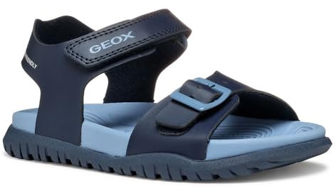 Geox Jungen J Fusbetto Bo Sandal, Navy Dk Sky, 27 EU