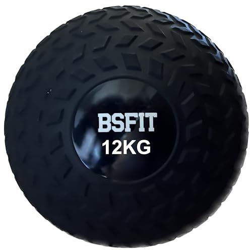 BSFIT® Slam Ball Balon Medicinal, Goma de Ejercicio. Descubre la Versatilidad de los Balones Medicinales, Medicine Ball en Tu Rutina de Ejercicios, Todos los Pesos (12KG)