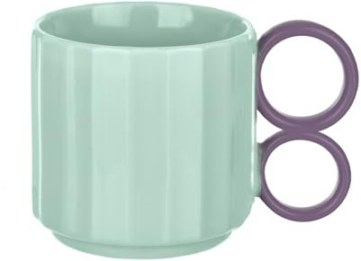 KASANOVA Taza azul de porcelana 360 ml Handly