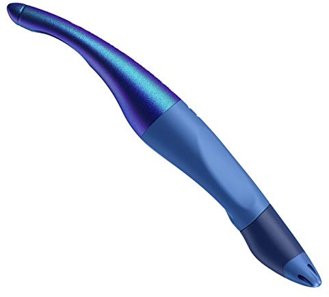 Stabilo EASYoriginal Holograph Edition - Penna Roller Ergonomica - per Mancini - Blu - Cartuccia Blu inclusa