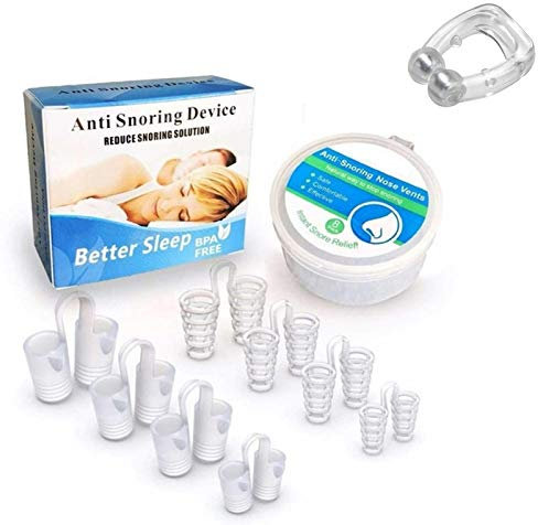 Snore Protection Anti-ronflement, Le Meilleur dilatateur Nasal Anti ronflement Solutions, Ecarteur Nasal avec Silicone de Haute qualité