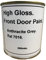 Grehge hes Ltd 1 x 500ml Anthracite Grey - Ral 7016 HIGH GLOSS Front & Garage Door Paint