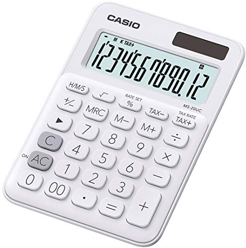 Casio MS-20UC-WE Calculatrice de Bureau