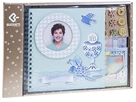 Busquets Album Scrapbook Comunion Niño caliz Paspartu