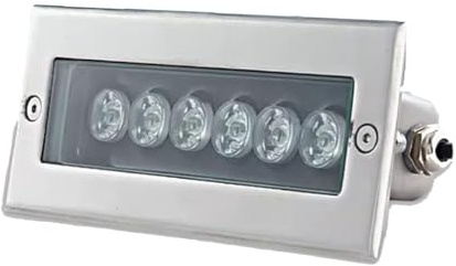 Striscia Lunga Subacquea Da 6 W, Faretti RGB Per Fontane, Lampada Da Parete Per Piscina Impermeabile IP68, Giochi D'acqua A Bassa Tensione Da 12-24 V(Cold White,12V(300mm))