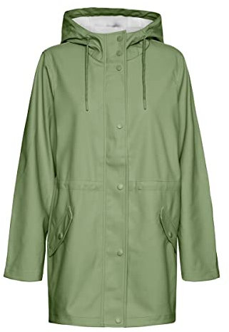 VERO MODA Women's Vmmalou Coated Jacket Noos, Loden Frost, L