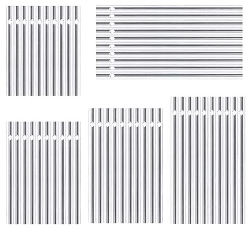 Carillons Éoliens Tubes,30 Pcs Tubes Carillons éoliens Bricolage Tubes en Aluminium Carillon à Vent Carillon Éolien en Aluminium Tiges pour Maison Jardin Arbre Intérieur Extérieur