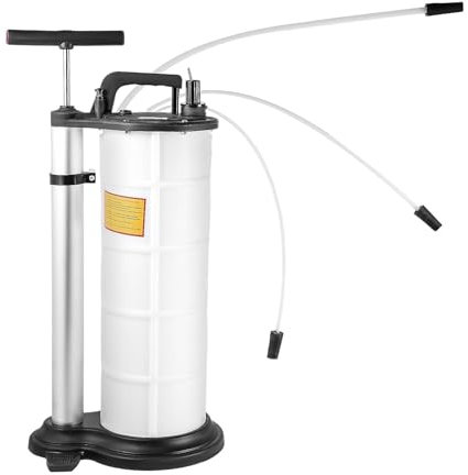 M.J COMFY-LIFE 9L Manual Vacuum Oil Pump – Fluid Extractor Suction Pump for Oil, Fuel, Brake Fluid & Coolant Transfer, Suitable for Trucks, RVs, Boats, ATVs, Cars & Motorbikes