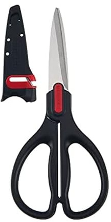 Farberware Self-Sharpening Stainless Steel All-Purpose Shears with Edgekeeper Sleeve