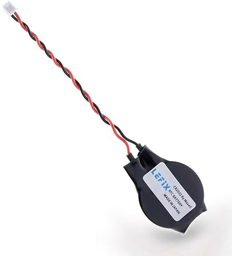 LeFix CMOS RTC CR2032 Akku kompatibel mit Dell D830 E6530 N4050 E7270 für HP CQ41 8440p G4; ASUS S56 X611; für Samsung R467 R458 schwarz