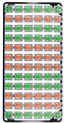 i-flair Tellerlattenrost 100x200 cm, Lattenrahmen Ergo IF57 mit Tellerfedern - für alle Matratzen und Betten geeignet