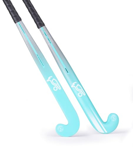 KOOKABURRA Fusion Crosse de Hockey Junior Bâton Gazon Jeunesse Unisexe, Bleu, 30 Light