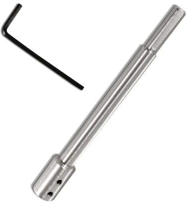 Bohrer Verlängerung für Flachfräsbohrer mit 3/8 Schaft, 169 mm Verlängerungsschaft, Für Besonders Tiefe Lochfräsungen und Durchbrüche