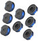 DEMULAX Line String Trimmer Spool, for Greenworks, 1.65mm dia Double Line 8. long Trimmer Spool Grass Trimmer Line, for 40V Lawn Trimmers G40LT G40LTK2 G40LTK2x (4) Mower spool replacement(BLACK 8)