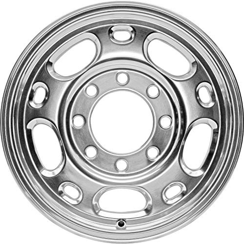 New 16x6.5 16 Inch Polished Premium Aluminum Alloy Wheel Rim fits Chevrolet Silverado fits GMC Sierra 2500 3500 HD 1999-2010 | ALY05079U80N