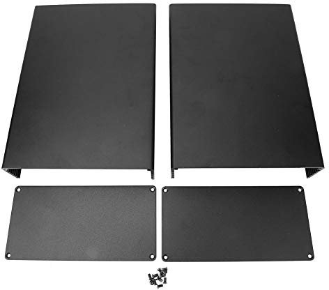 Aluminum Project Box, Split Type Aluminum Cooling Case Enclosure DIY Electronic Box Wiring Aluminum Box for Circuit Board 80x160x220mm