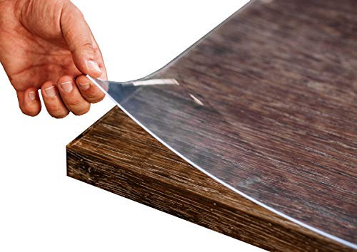 Tischfolie PVC transparent hochglanz Maßanfertigung Exakter Schnitt Tischdecke Schutzfolie Folie 2,5 mm (70 x 200 cm)