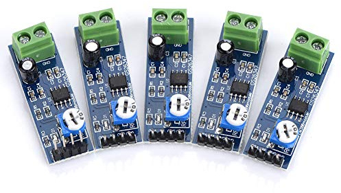 5Pcs 200 volte Guadagna scheda amplificatore audio Modulo amplificatore audio 5V-12V LM386 Scheda amplificatore di potenza per Ek1236 L1P8
