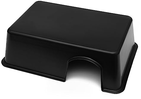 Jungle Bob - Rectangular Hide Box for Reptiles & Snakes - Durable Plastic - Creates A Dark Retreat to Reduce Pet Stress - Economical Reptile Hides for Terrariums - XX Large - 20 x 14 x 6