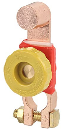 Interruptor de Aislamiento Maestro de Batería de Automóvil 6V 12V 24V Batería Interruptor de Desconexión Rápida Aislador Corte de Energía Conector de Terminal de Batería Positivo