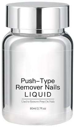 Press On Nail Glue Remover - Adhesive Remover for Artificial Fingernails Manicure Tool Solvent for Women Enthusiasts Decorators