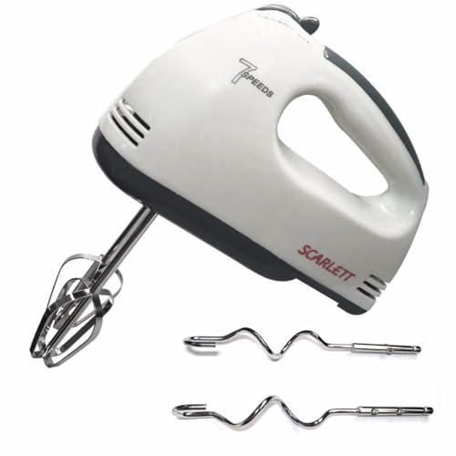 TrAdE Shop Traesio SBATTITORE Elettrico FRULLATORE Frusta IMPASTATORE 4 FRUSTE 7 Velocita' HE-133