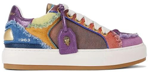 Damen Sneaker Kurt Geiger Southbank Tag aus Denim Mehrfarbig - SUTHBANK 0493399619 - Gr, mehrfarbig, 37 EU
